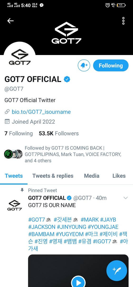 Nisha_Dims01's tweet photo. Achievement na po para sakin as a Fan na ma follow sila before na mag 100k to millions ang followers nila 🤧😭
#GOT7
#IGOT7 https://t.co/TpjPT5y97A