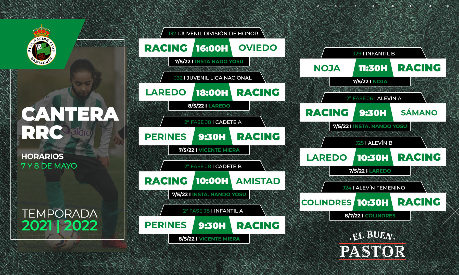Real Racing Club on X: 📅 #CanteraRRC  @lechebuenpastor   / X