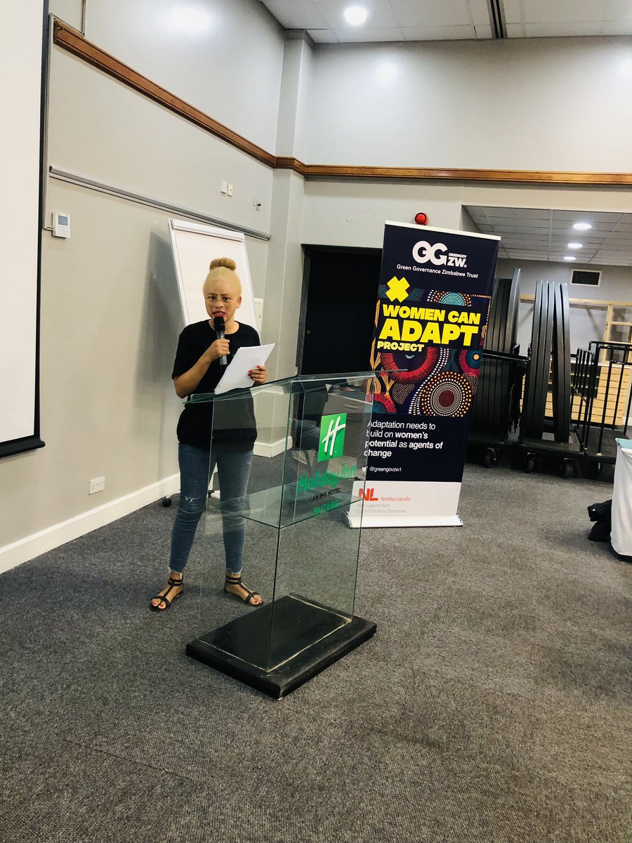 greengovzw1's tweet photo. Brenda Mhlanga, a beneficiary of @greengovzw1 #FEMADAPT Project shared the skills training she received during the course of the project as how it had improved her adaptive capacity to climate change @NLinZimbabwe @SwedeninZW @wildtrustzim @Internews @OxfaminSAF @UNDPZimbabwe https://t.co/QqPlf5LzVc