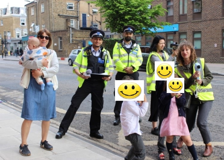 MPSRTPC's tweet photo. PCSO's from CE STT Hackney conducted a Community Road Watch at Downham Road N1 with concerned Members of the Public to tackle speeding. #RTPC #SpeedAwareness #CommunityEngagment #GDSTT https://t.co/EX9tyuSmpn