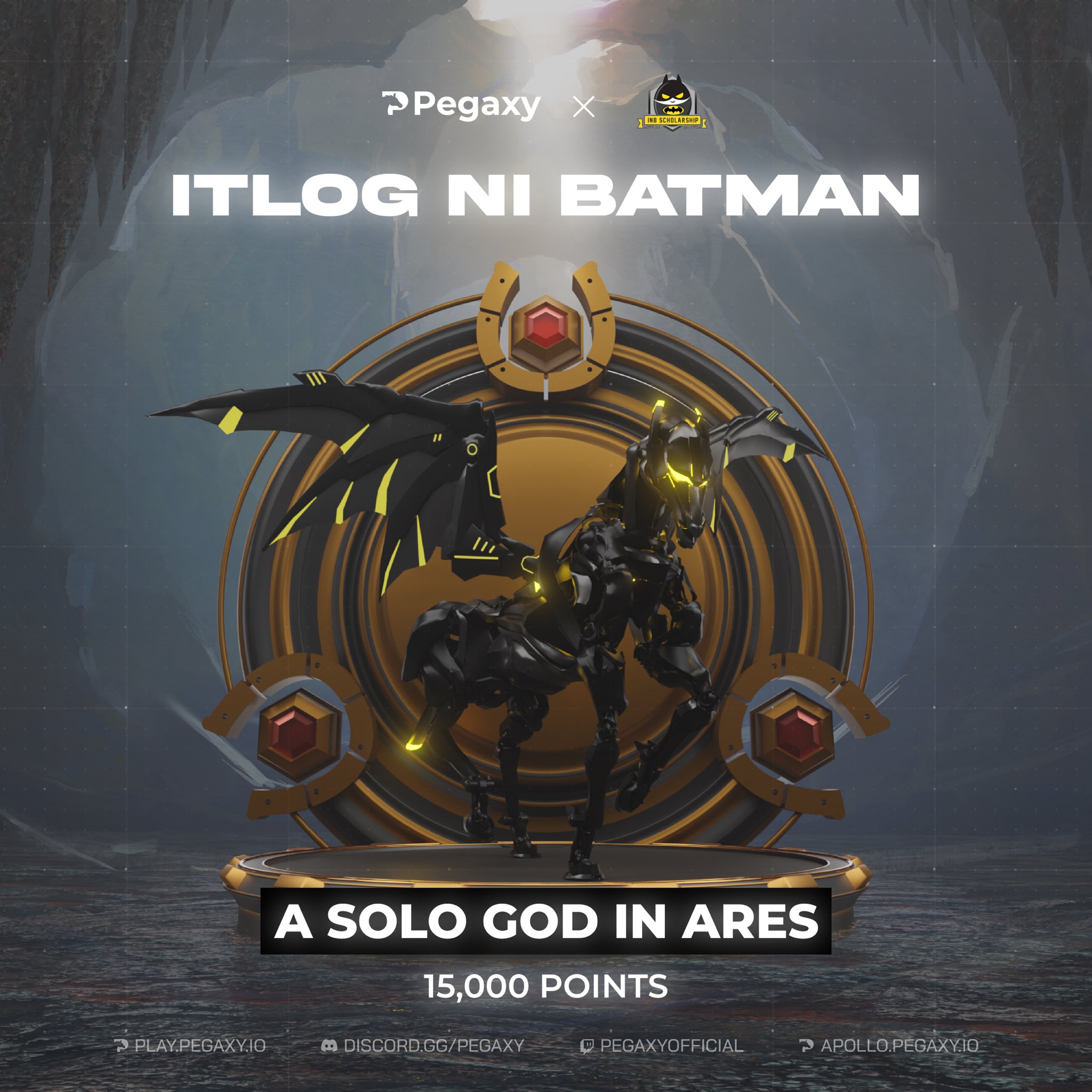 Pegaxy on X: Born in the shadows, congratulations to the Itlog ni Batman  Guild.🦇🎉 They have ascended to the highest level of achievement in Ares.  They are now officially a God Tier