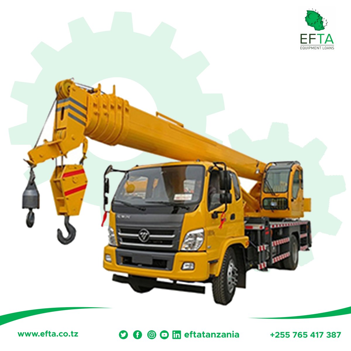 EFTA_tz's tweet image. It Doesn&apos;t Matter How Big It Is!!!! 
Through @EFTA_tz Loan Plan we Will deliver It For You!!!
✖️No Collateral, ✔️Easy Loan, 💰Payment By Installments Up To 36 Months. 
Call Us Now: +255 765 417 387
#Constructions  
#MiningProject
#MobileCrane
