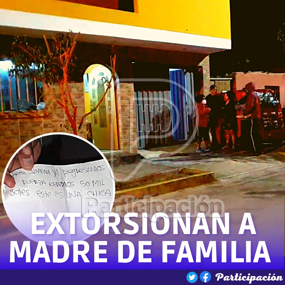 grados_flor's tweet photo. #Hualmay 
EXTORSIONAN A MADRE DE FAMILIA ATACANDO CON DISPAROS SU VIVIENDA

https://t.co/aiM7KezsSu https://t.co/JPaPbXHrxx