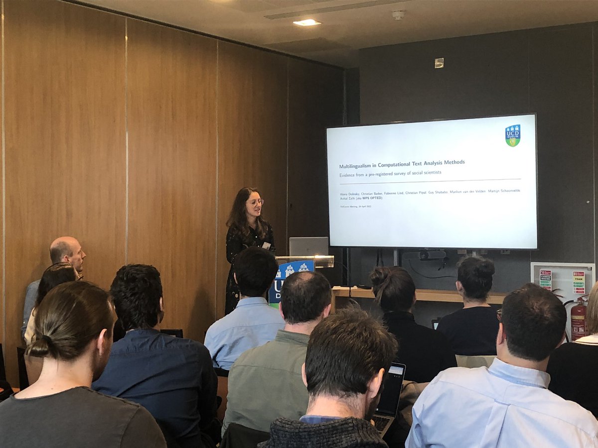 MarikenVelden's tweet photo. @alonadoli presenting the work for @OPTED_H2020 on multilingual text analysis #COMPTEXT22 https://t.co/HJSVmCt3aI
