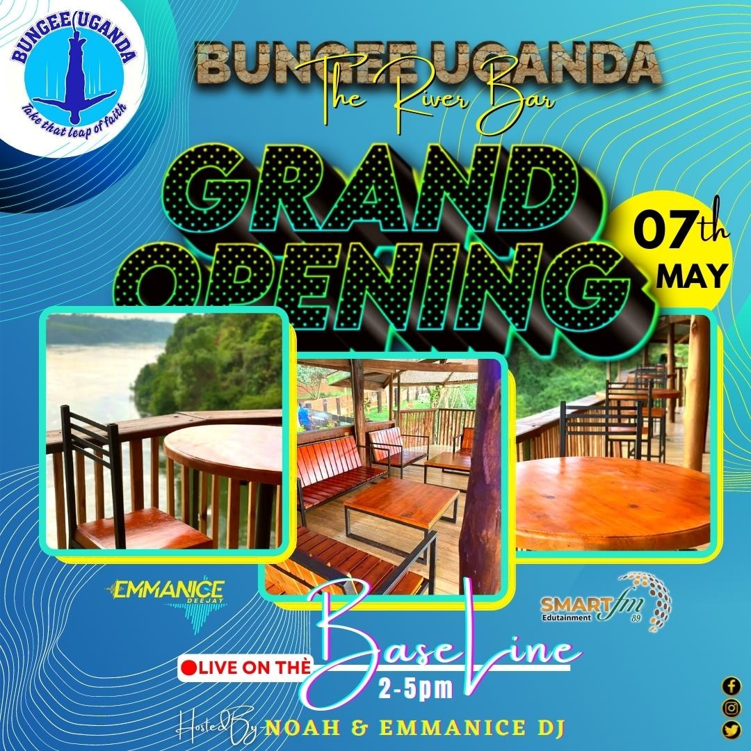 noahwapera's tweet photo. This Saturday we are taking the vibes to Jinja Bungee Jumping @BungeeUganda with your favorite weekend show #TheBaseline hosted by your favourite @noahwapera X DJ Emmanice live on @89SmartFMUg from 2pm to 5pm. Free entry, just come and chill #89SmartFM https://t.co/NqLCdh6aDk