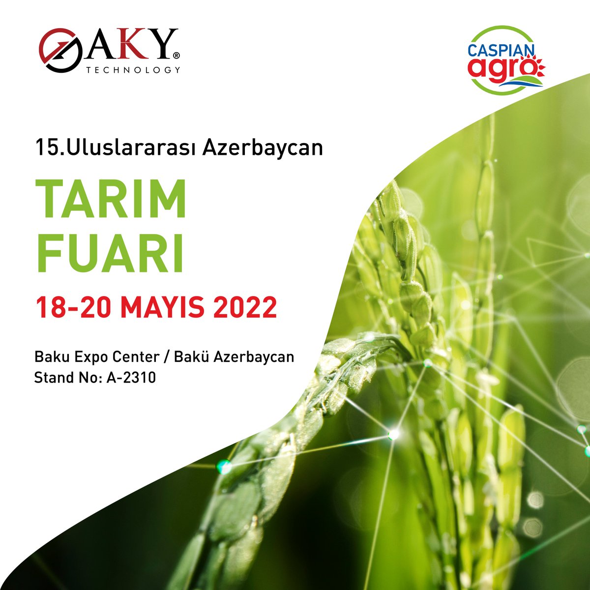 akytechnology's tweet image. #tarımfuarı #TARIM #azerbaycan #CaspianSea #agro #bakü