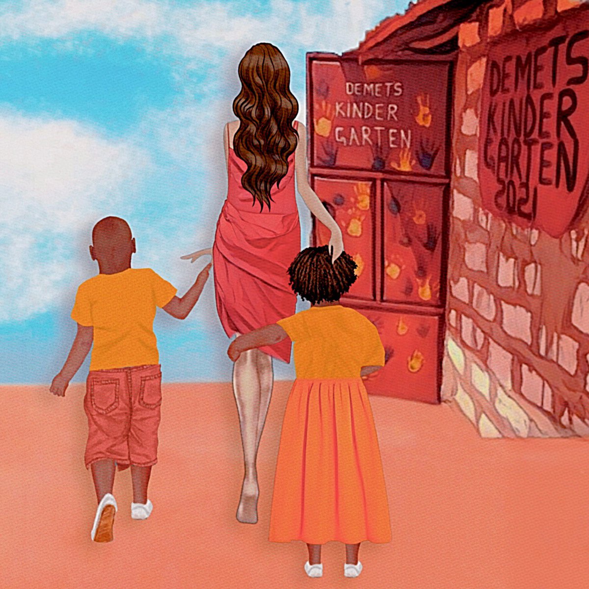 çocuklarımız ve  Demet arasındaki aşkın portresi☀️

bize verdiği için sanatçıya sonsuz teşekkürler🎨