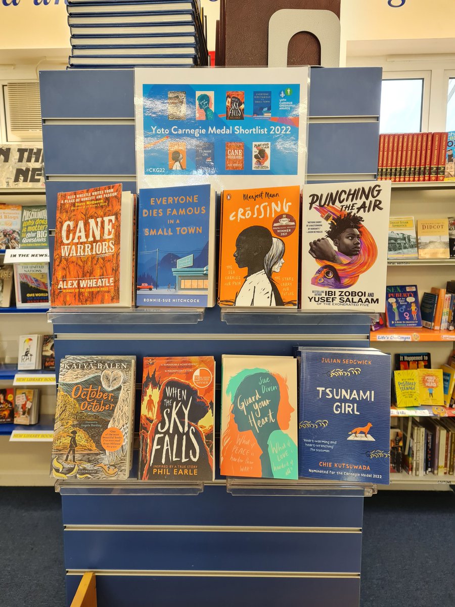 birinus_st's tweet photo. The Carnegie Medal Shortlist is now available in the library - enjoy! https://t.co/pSu4jaMywN