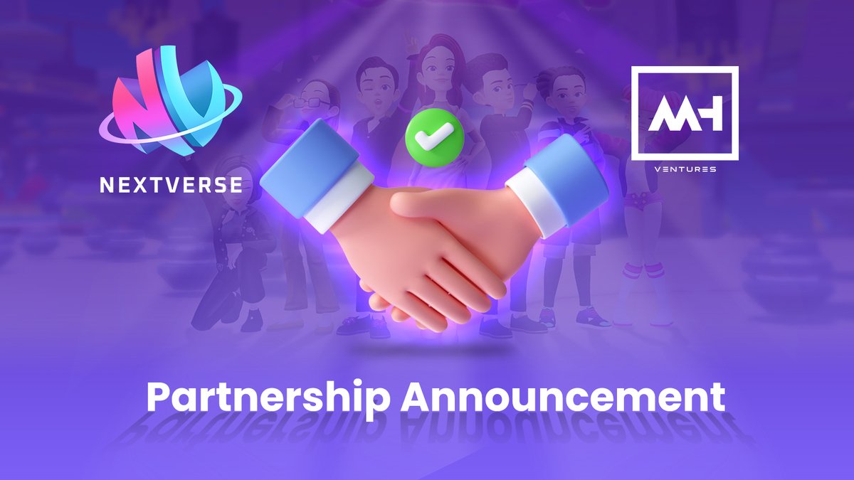 NextVerseOrg's tweet image. NEXTVERSE X MH VENTURES - Partnership Announcement

✨ VerseHub is thrilled to announce that we have joined forces with MH Ventures - a world-class, community-backed venture capital investing in top blockchains projects of the future.
#Metaverse