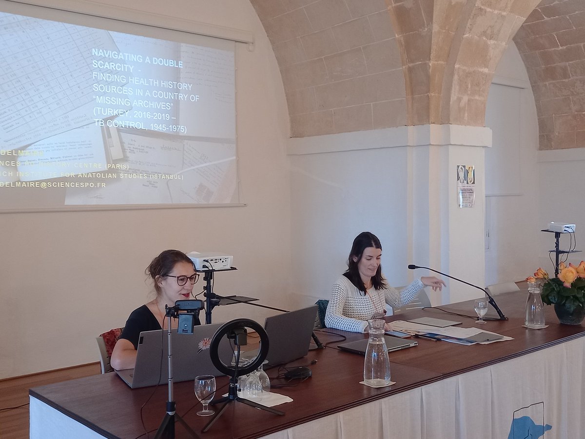 SCHCT (@schct) on Twitter photo 1️⃣ presentació oral👇
“Navegant per una doble escassetat: trobar fonts d'història de salut📚 en un país d'"arxius desapareguts" (Turquia, 2016-2019 – Control de la tuberculosi, 1945-1975) amb Léa Delmaire, candidata a doctorat, <a href="/IF_Espana/">Institut français de España</a>, Istanbu 1️⃣ presentació oral👇
“Navegant per una doble escassetat: trobar fonts d'història de salut📚 en un país d'"arxius desapareguts" (Turquia, 2016-2019 – Control de la tuberculosi, 1945-1975) amb Léa Delmaire, candidata a doctorat, <a href="/IF_Espana/">Institut français de España</a>, Istanbu