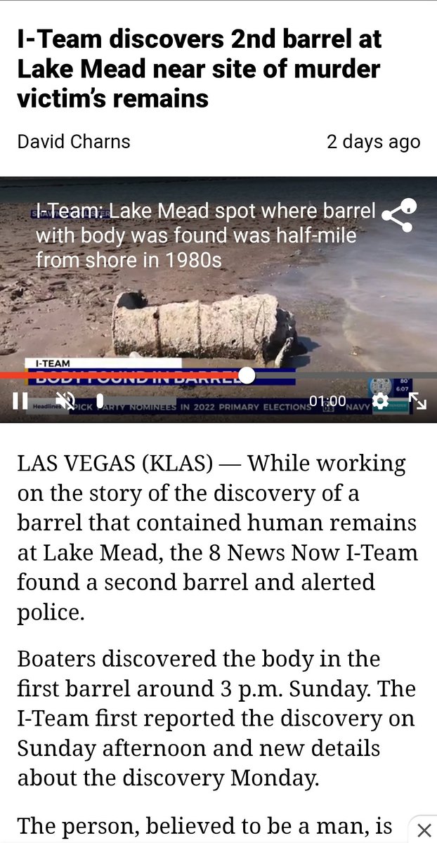 LadyCoquine's tweet photo. When state authorities try to argue that there isn't high levels of lead in the drinking water, that comes from the same place the mob used to dump bullet ridden corpses. 😬🤫 #LasVegas  #vegasissues https://t.co/ShNIRl3cUU