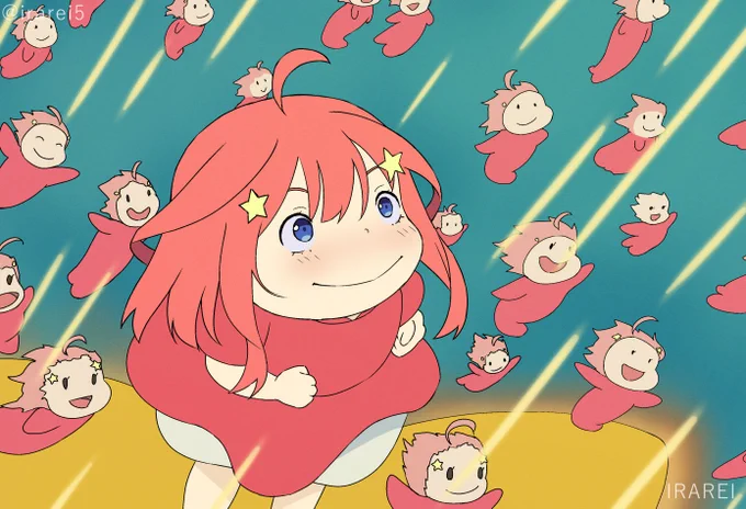 「イツキィ、ふーたろー好きー!」
#中野五月 #崖の上のポニョ 