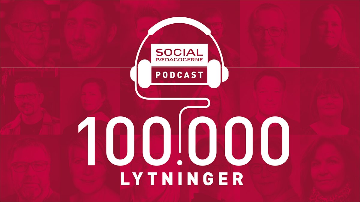 socialpaed's tweet photo. I dag fejrer vi, at Socialpædagogernes podcast er blevet hørt mere end 100.000 gange 🎉👏

Tak til alle jer, der lytter med! 

I podcasten hører du om socialpædagogers arbejde - og om relevante faglige metoder. Lyt med her👂https://t.co/WWYchwpwhv

#dksocial https://t.co/KatrztyM9m