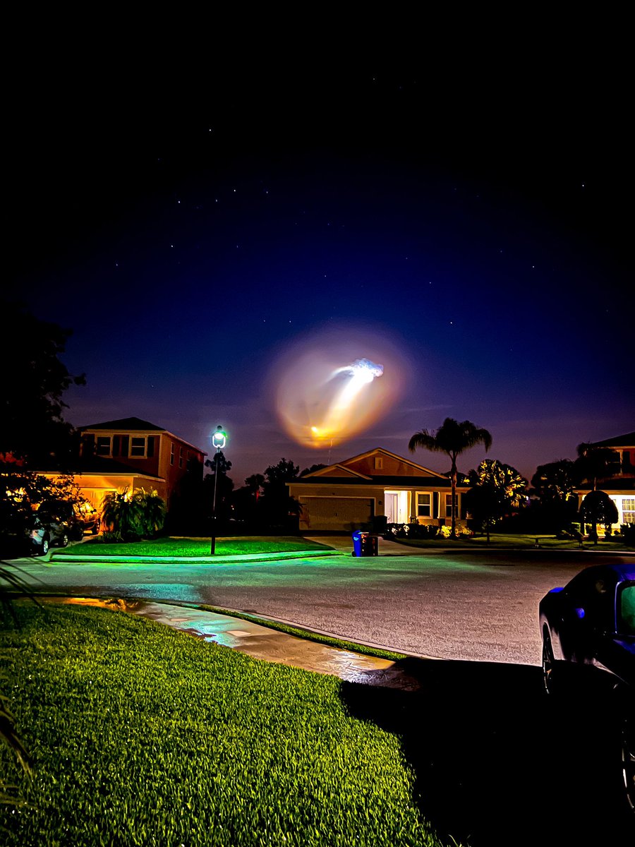 TonyaUpdegraff's tweet photo. One of the best @SpaceX morning launches ever! #SpaceX #Starlink https://t.co/zwwF5AbdZJ