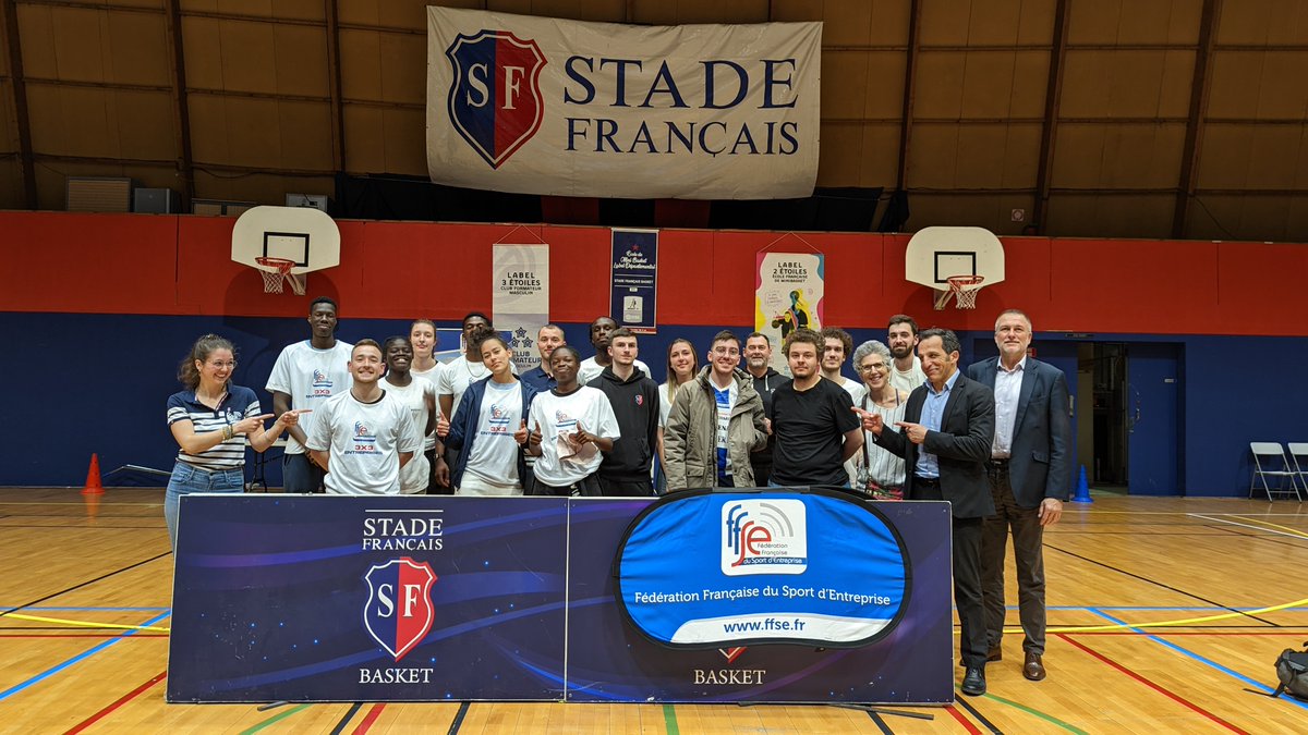 La deuxième édition des Lauriers du Stade 3x3 Entreprises a été une grande réussite grâce à vous 🙏

La @fspn conserve la👑 
Bravo à <a href="/IGNFrance/">IGN France</a> 🥈 et <a href="/Veolia_FR/">Veolia | France</a>  🥉👏👏

MERCI <a href="/StadeFrBasket/">StadeFrançais Basket</a> et tous vos bénévoles 🙌

Rendez-vous au #GéoAndré le 7 JUILLET pour le 3ème round 📅