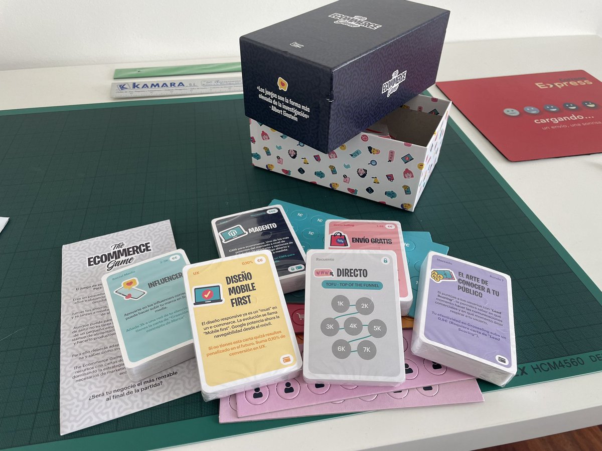 hacaran's tweet photo. Menuda ilusión, me acaba de llegar el juego “The ecommerce Game” y ya tengo unas ganas tremendas de estrenarlo con mis clientes. #ecommerce #gamificando @maurocalza #teambuilding @theecommercegame @Okisam360 https://t.co/xVCWT9IeD5