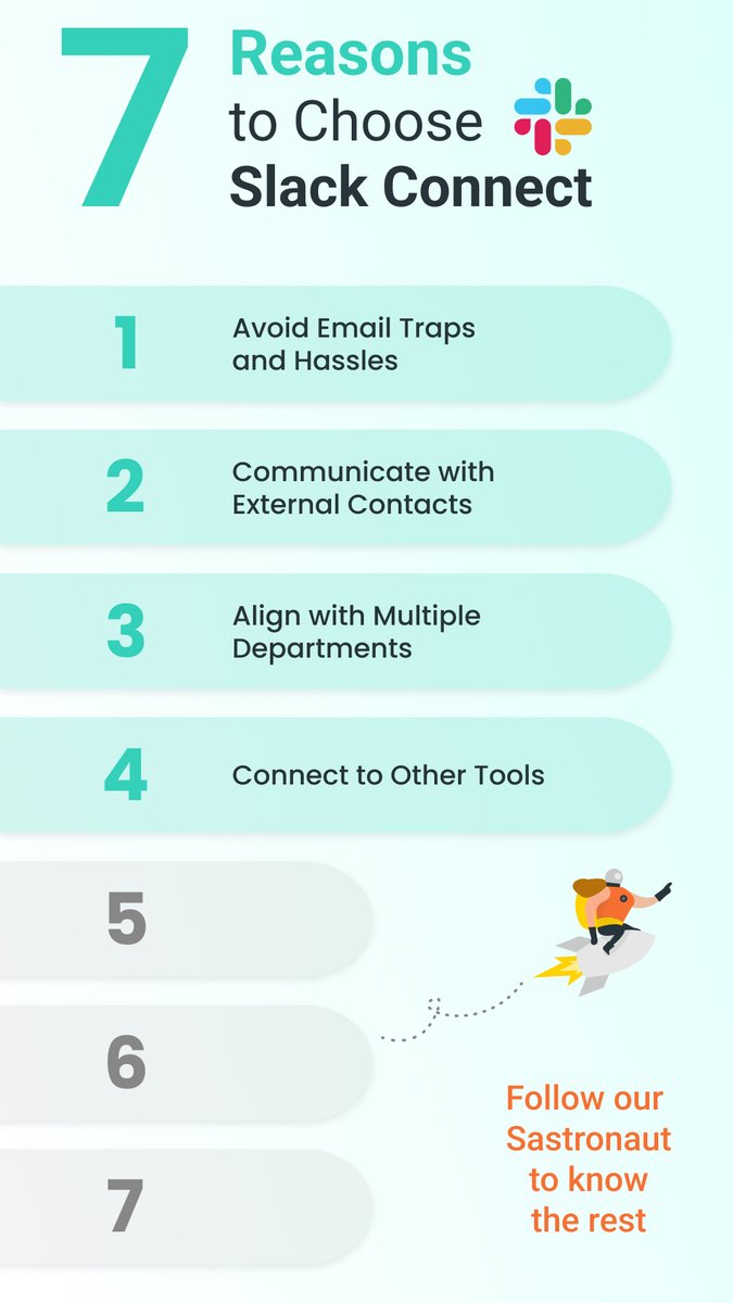 Sastrify's tweet photo. Instead of endless email chains, #SlackConnect from @SlackHQ allows you seamless multi-threaded collaboration with people from inside and outside your team. ๐ช๐ช
Avoid the pile-up and find out all 7๏ธโฃ reasons now: https://t.co/UGxPds4o5a
#saas #software #startup #tech #cloud https://t.co/G9KFFBL1CA