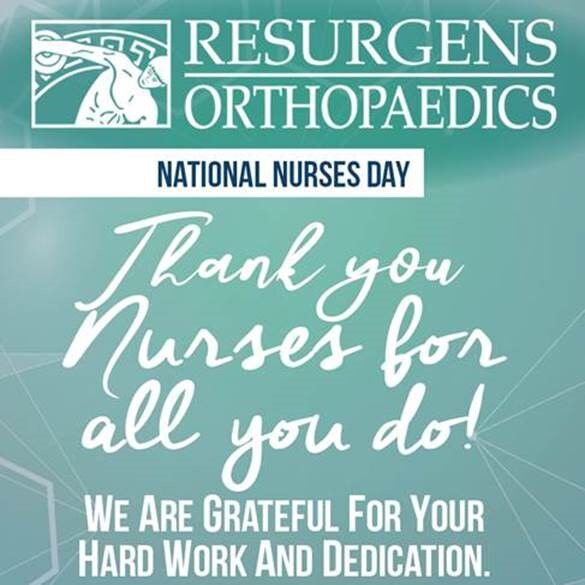 Today we recognize the Nurses all over our great nation for National Nurses Day.  Nurses and NP's work in tandem with our physicians to deliver high quality and timely patient care and their contributions are critical to the success of our practice and hospital partners.