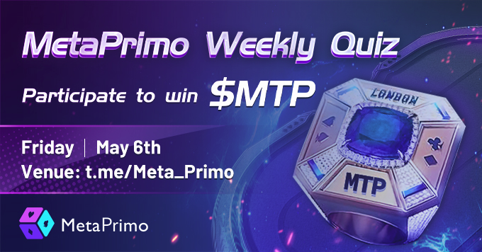 Meta_Primo's tweet photo. 🥳#MetaPrimo Weekly #GamerParty 9⃣

🗓 May 6th, 2022

✅Follow 
@Meta_Primo

✅Join https://t.co/zdhNx4UcL8
✅Comment your questions &amp; tag 3 friends

🥳W'll select and answer 10 Qs in the comments

🎁$5 in $MTP for each picked Q
#Giveaways #P2E https://t.co/IRhYXoc32f