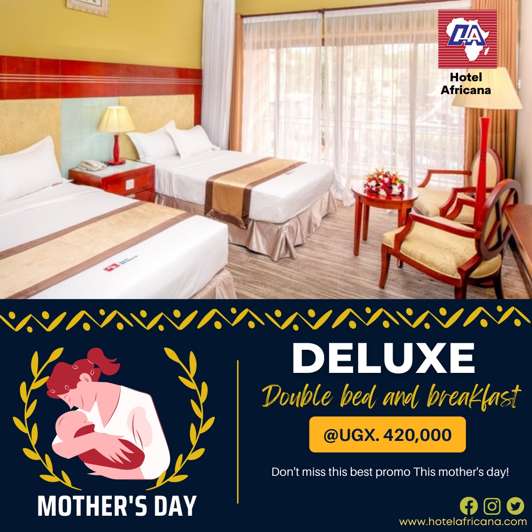 You can't miss the mother's day #staycation. 😊💕🤗 Treat "mum" like a queen! This offer is Limited to Mother's day... T&amp;Cs apply! 

#MothersDay
#fridayfeeling
#hotelafricana
#staycation
#Lunchtime