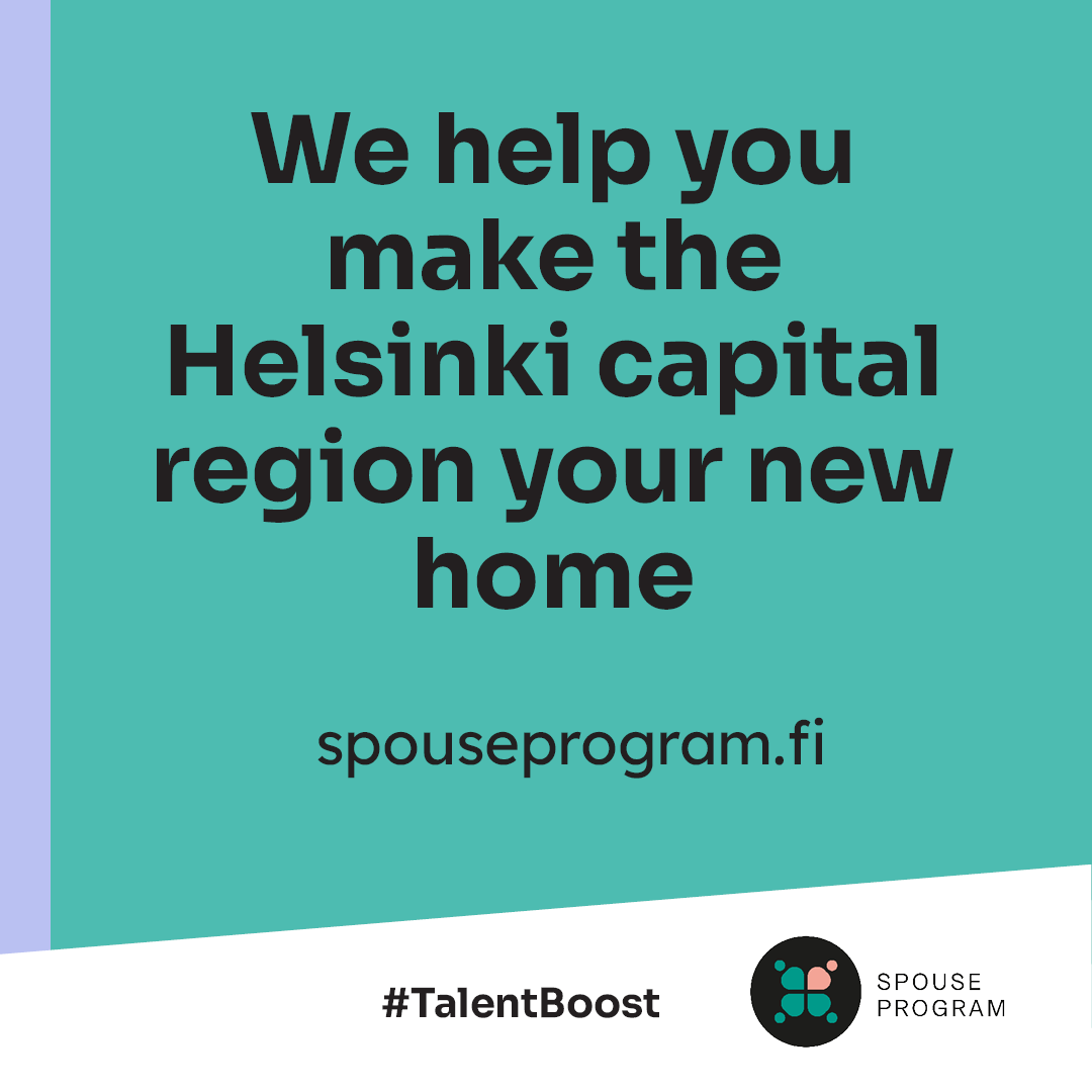 Have you recently moved to the Helsinki capital region due to your partner or spouse? 

The Spouse Program offers you a supportive community and career-related support.

Learn more about the Spouse Program and how to sign up:
https://t.co/YK0biWc9DU

#IHHelsinki #TalentBoost https://t.co/hypz4nJL7a