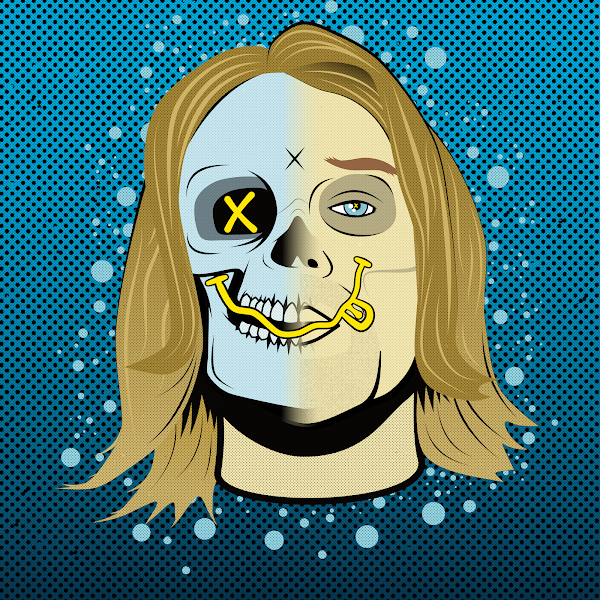 Thank you <a href="/McHammergeil/">loodwick</a> for this really cool Kurt Smiley nft from #heavymetalzombies #grungerock #metal 🤟🤟🤟 love it