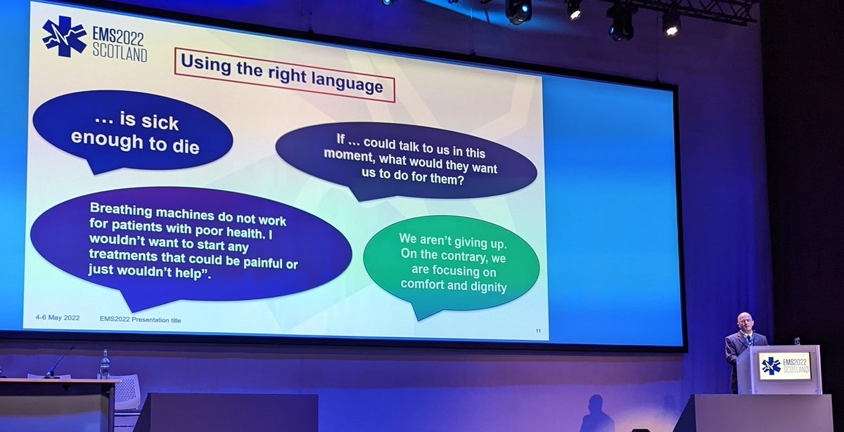 Paul Watson (@scottishpaul) on Twitter photo Use of key language. Useful phrases like "sick enough to die" and asking questions from the patients perspective - this allows for family to advocate for their loved one and also helps reduce decision burden @CJblue72_ @realmwelljag <a href="/SandraC65402031/">Sandra Campbell(FRCN)</a> #ems2022 Use of key language. Useful phrases like "sick enough to die" and asking questions from the patients perspective - this allows for family to advocate for their loved one and also helps reduce decision burden @CJblue72_ @realmwelljag <a href="/SandraC65402031/">Sandra Campbell(FRCN)</a> #ems2022