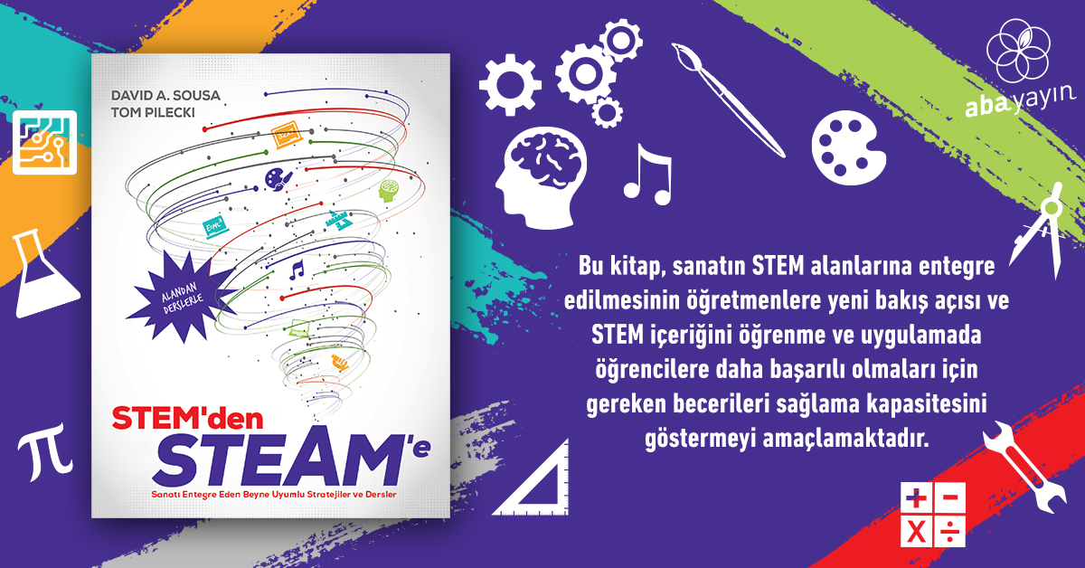 Yeni kitabımız ile sizlerleyiz.🎉🎵🖌🔬🧪📐
Bu kitabı satın almak için: tinyurl.com/pze8mzyj

#abayayın #yayın #googleplaybooks #kitap #yenikitap #stemdensteame #davidasousa #stem #stemeğitimi #stemegitimi #stemegitimsistemi #steam #steameducation #steameğitimi #stemkitap