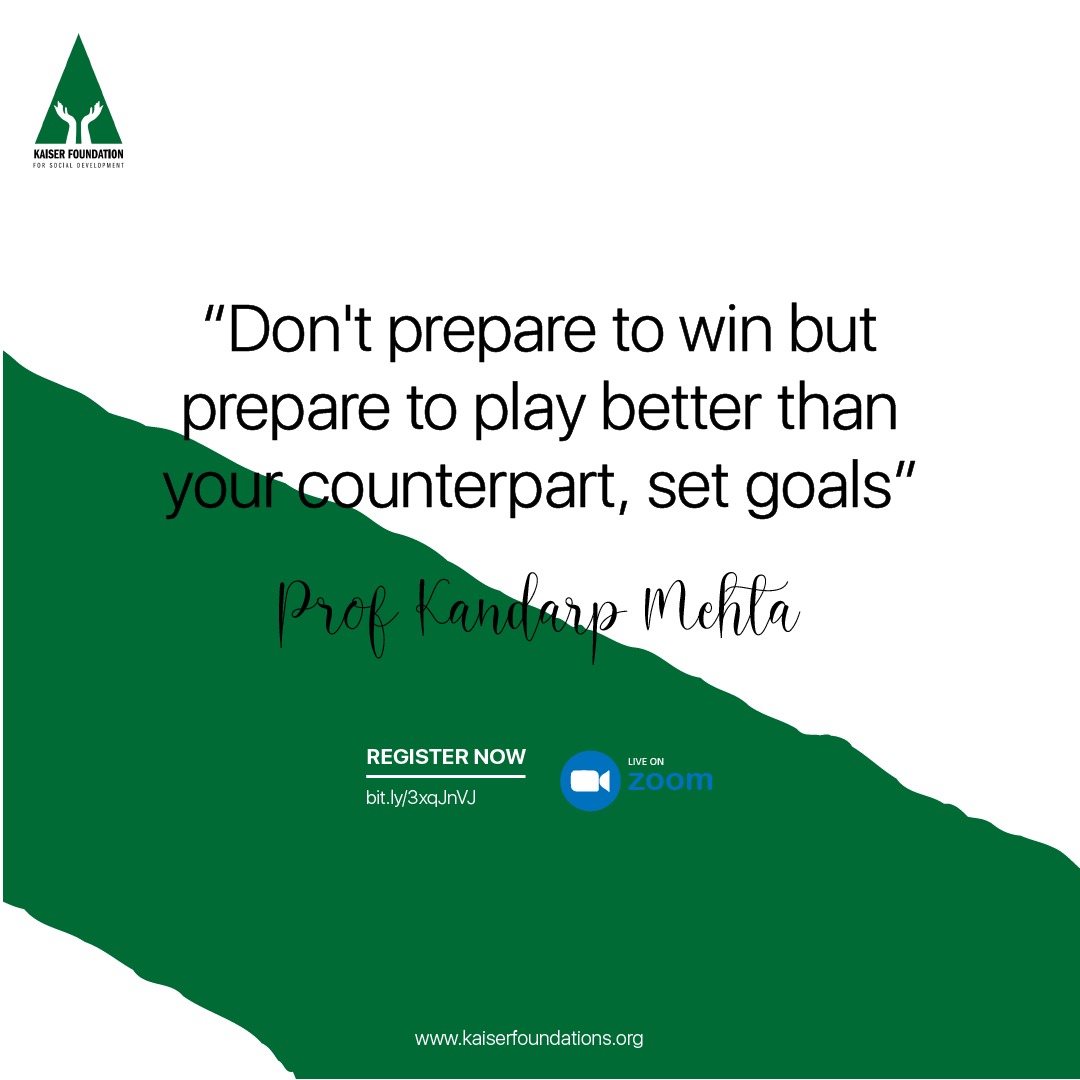 kaiserfsd's tweet photo. "Don't prepare to win but prepare to play better than your counterpart, set goals".
-Prof Kandarp Mehta
#KaiserFoundationforSocialDevelopment #KFSDSoftSkillsTraining #KandarpMehta #NegotiationSkills #KFSD #NonProfit #NGO #KFSDSSTMAY2022 https://t.co/uSFhVqwnMV