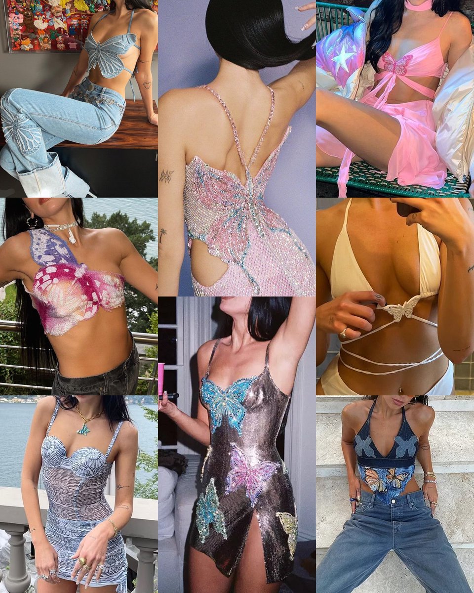 addictionlipa's tweet photo. dua lipa's butterfly details https://t.co/YvVHi7lOs9