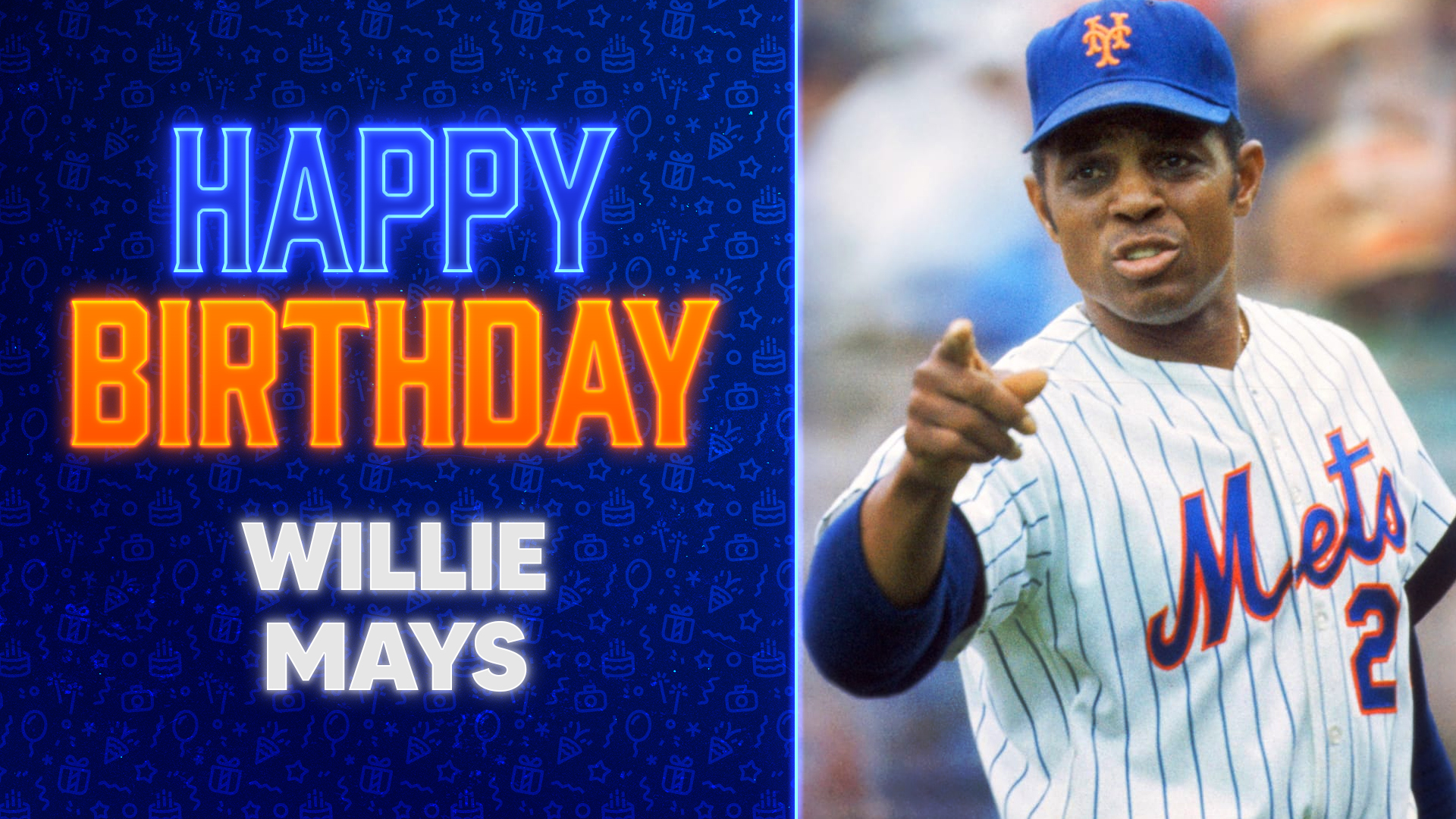 New York Mets on X: Happy 91st birthday to baseball icon Willie Mays!   / X