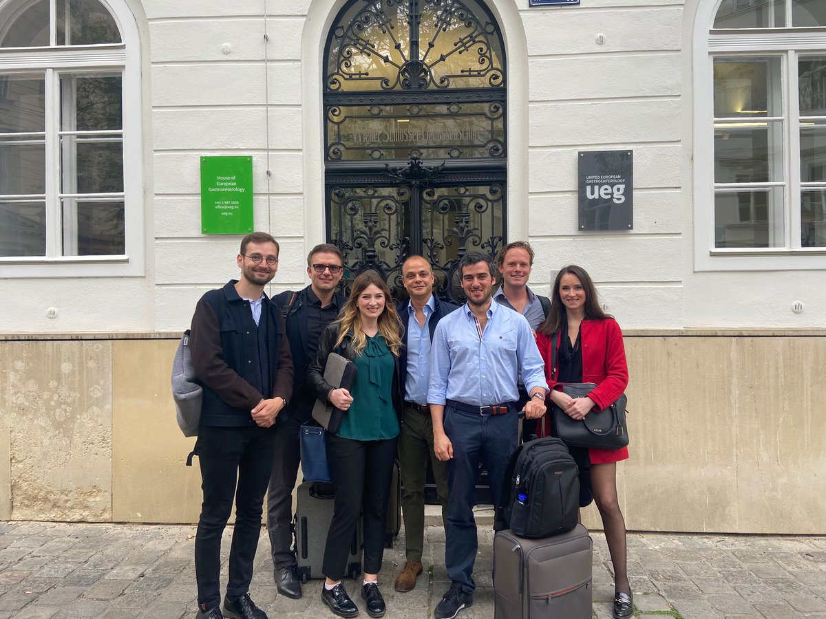 Great <a href="/UEGJournal/">UEGJ</a> editor meeting with my friends <a href="/my_ueg/">United European Gastroenterology</a> House in Vienna <a href="/ArchibugiLivia/">Livia Archibugi</a> <a href="/KM_Pawlak/">Katarzyna Monika Pawlak</a> <a href="/lelecapurso/">Gabriele Capurso MD, PhD🇺🇦</a> <a href="/wpbrouwer/">Willem Pieter</a> <a href="/diogolibanio/">Diogo Libanio</a> <a href="/dragos_ci/">Dragos Ciocan</a> <a href="/joostphdrenth/">Joost PH Drenth</a> <a href="/MelchiorChloe/">Melchior Chloé</a>
