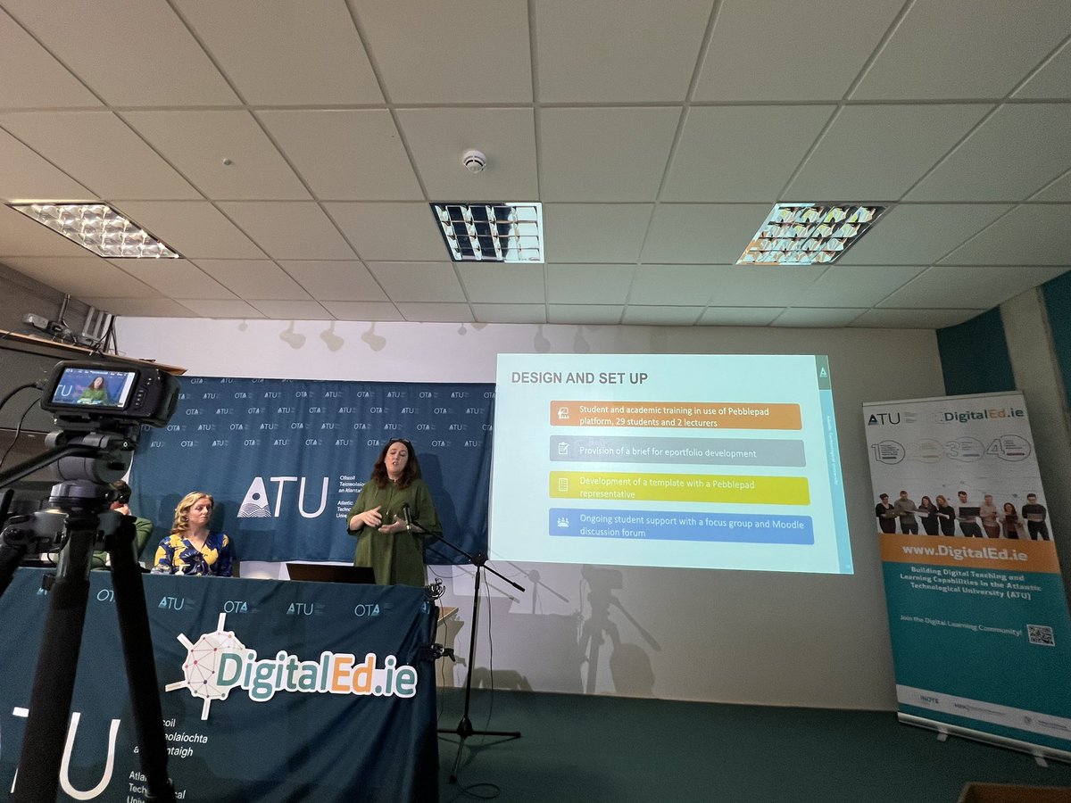 carinaginty's tweet photo. Fantastic innovation in teaching and learning at @ATU_GalwayCity @atu_ie #medicalscience ePortfolios - what a transformative learning experience for the students. Well done Dr Joan O’Keefe & @helen_cregg #DigitalEd22 https://t.co/ncSMhSutXr
