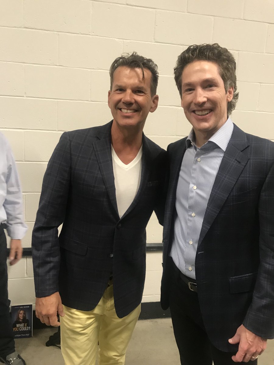 RedZoneMap's tweet image. Joel Osteen and Rod Vanderbilt. Stay safe and don’t rush!