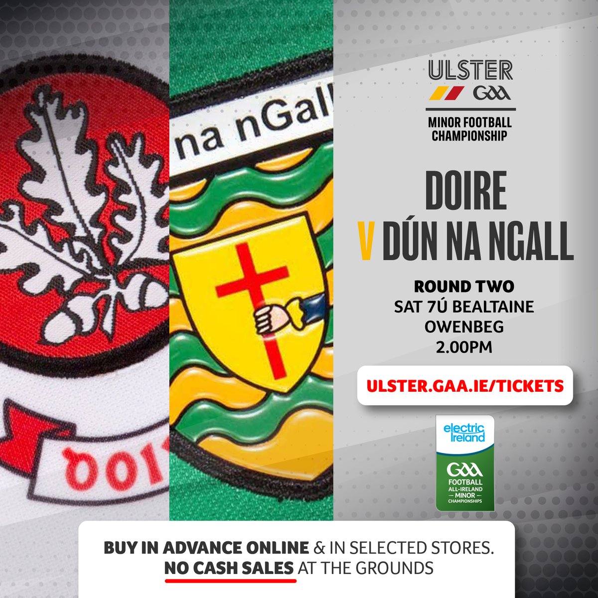 BeoSport (@sportbeo) on Twitter photo 📺 Live streaming tomorrow!📺
Round 2 of the <a href="/ElectricIreland/">Electric Ireland</a> <a href="/UlsterGAA/">Ulster GAA</a> Minor Championship 🏐
<a href="/Doiregaa/">Derry GAA</a> v <a href="/officialdonegal/">CLG Dhún na nGall</a>
Throw-in at 2pm at Owenbeg ⏰
Get the game here 👉 bit.ly/3MYQNUH
#Ulster2022 #GAAThisIsMajor #UlsterGAATV 📺 Live streaming tomorrow!📺
Round 2 of the <a href="/ElectricIreland/">Electric Ireland</a> <a href="/UlsterGAA/">Ulster GAA</a> Minor Championship 🏐
<a href="/Doiregaa/">Derry GAA</a> v <a href="/officialdonegal/">CLG Dhún na nGall</a>
Throw-in at 2pm at Owenbeg ⏰
Get the game here 👉 bit.ly/3MYQNUH
#Ulster2022 #GAAThisIsMajor #UlsterGAATV