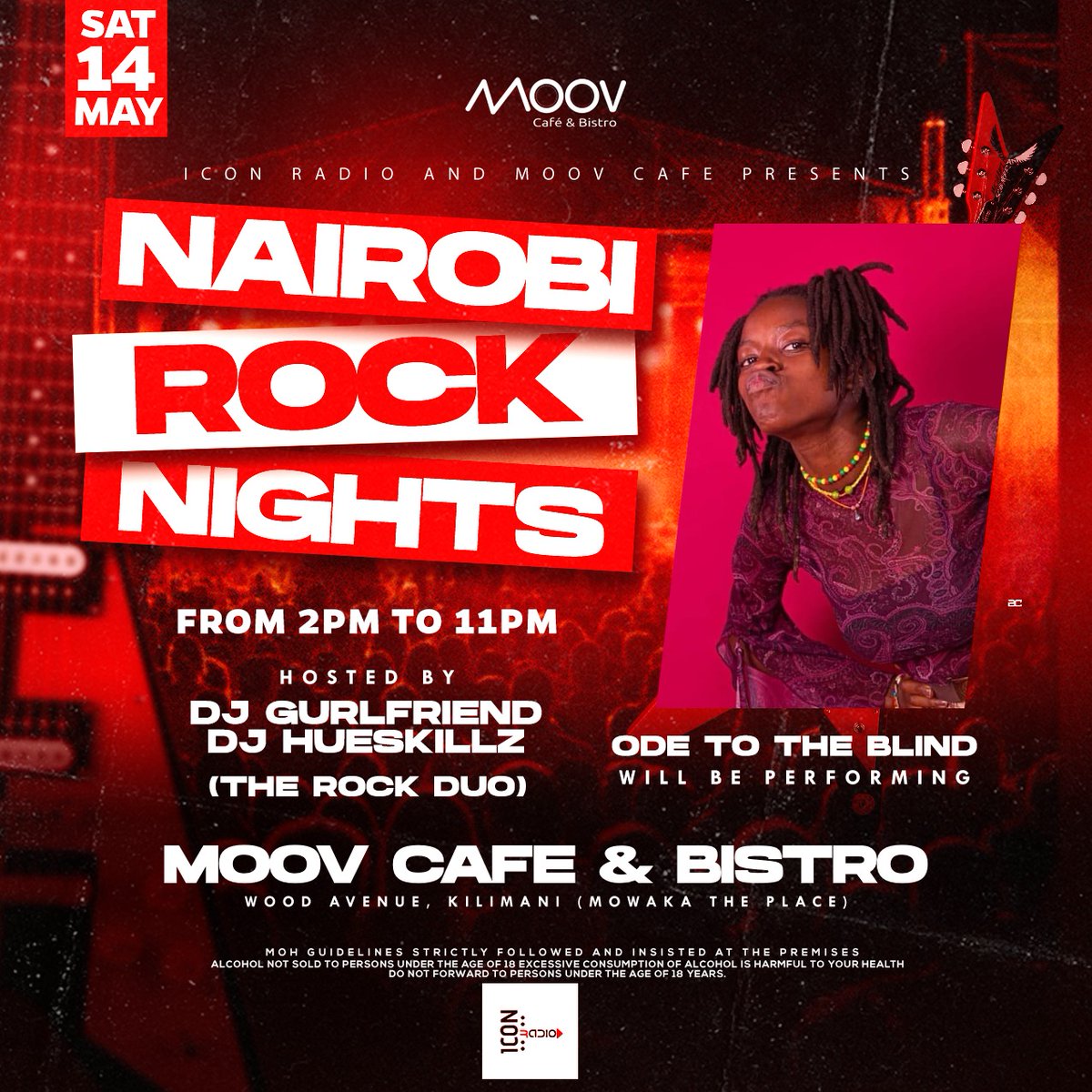 Let's Rock already!!! 😁😁🕺🕺🙌. I love dope a$$ music and I think so do you 😃😃. Catch a vibe with <a href="/canwesleep/">Henry Peglar</a> and <a href="/Odetotheblind1/">Ode To The Blind</a> on this beautiful Saturday on the 14th <a href="/moovcafe/">moovcafe</a> . I'll be playing alongside <a href="/Hueskillz2/">Hueskillz</a> ... Can't wait 😃🕺🕺🤘🤘