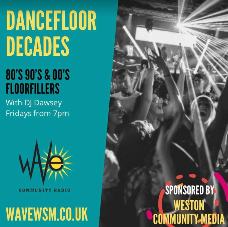 WaveWsM's tweet photo. Fri-YAY so lets go! Its time for @80sdrivetime and Paul has the weekend warmers in a retro stylee!
Live through till 7pm when its @Dawson_PW for the Dancefloor Decades. #weekend #80sdrive #dancefloordecades #WaveWSM #Weston #Westonsupermare https://t.co/caj8uXm0q0