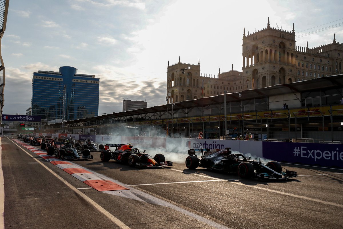 ExperienceAZE's tweet photo. Only a month to go till Baku becomes one of the world’s most exciting race tracks. Always action-packed, the #AzerbaijanGP🏎️ returns on 10-12 June and will see F1’s top drivers reaching speeds of up to 350km/h on the central streets of #Baku. 

#AzerbaijanGP #ExperienceAzerbaijan https://t.co/T3359SFRxH