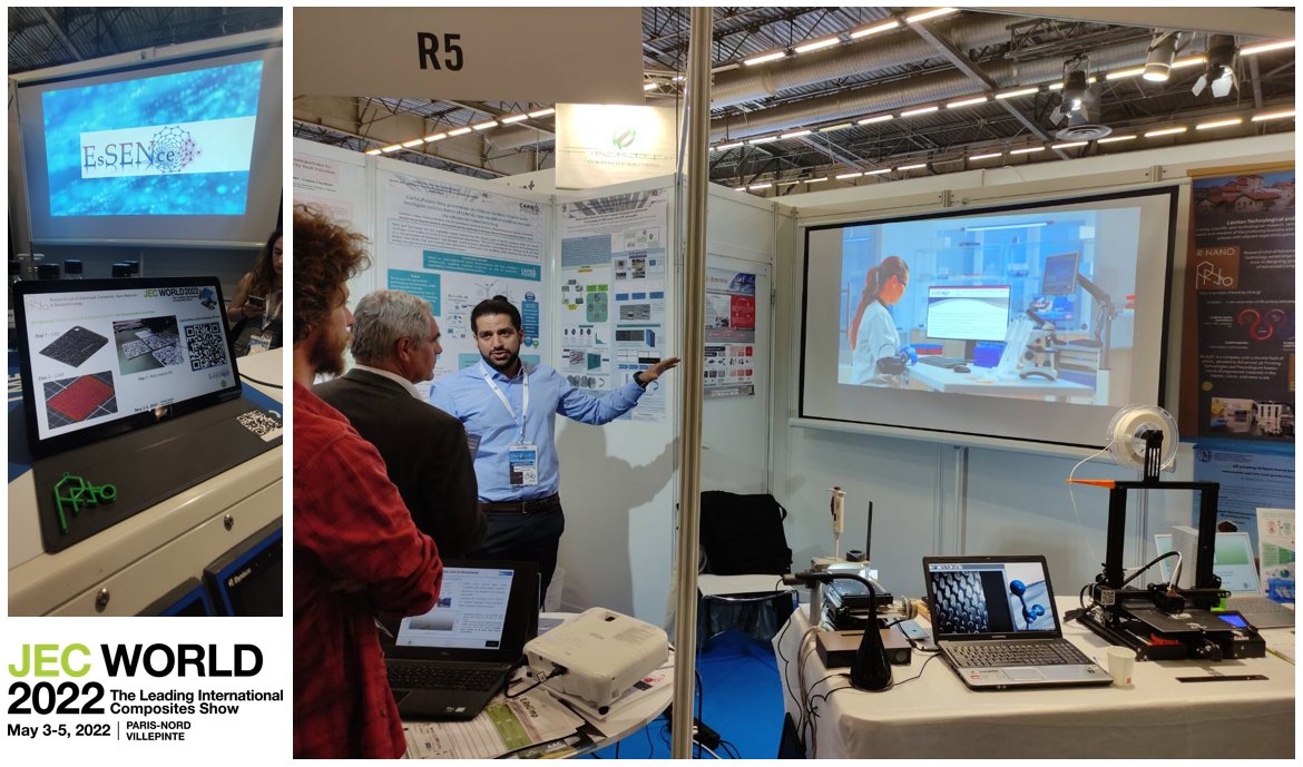 CostEssence's tweet image. ESSENCE was present in JEC world 2022, Paris, from 3rd to 5th May. ESSENCE has a devoted booth where the video and info about the project was presented by the Chair's team. 

essence-cost.eu/2022/05/essenc…

#costessence; #jec2022