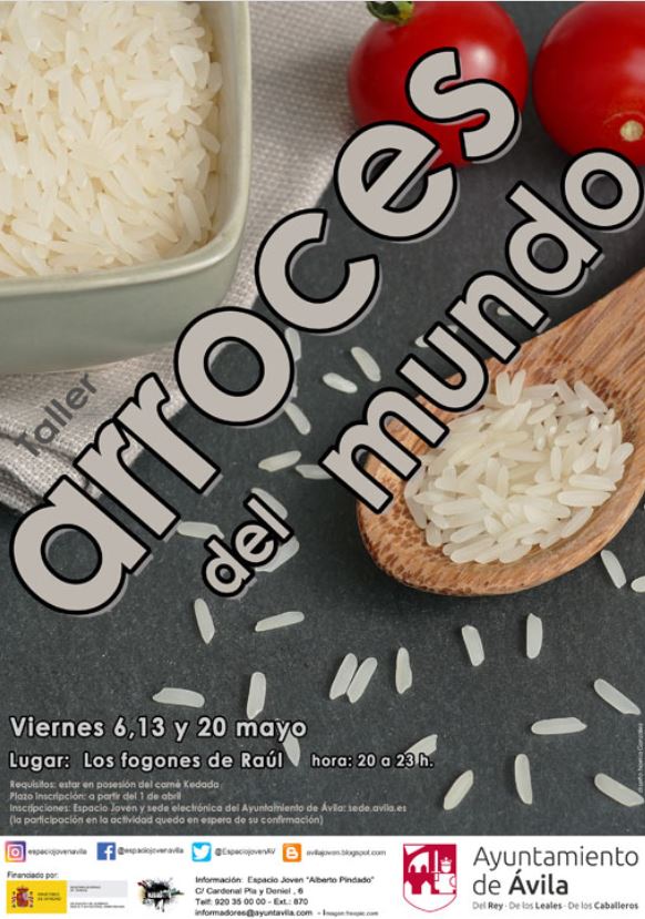 losfogonesdeR's tweet photo. Esta tarde,en Los Fogones, comenzamos le nuevo taller de la Kedada "Arroces del mundo"  (necesaria inscripción previa en el @EspaciojovenAV )
¡os esperamos! https://t.co/Ua7aoq4ggb