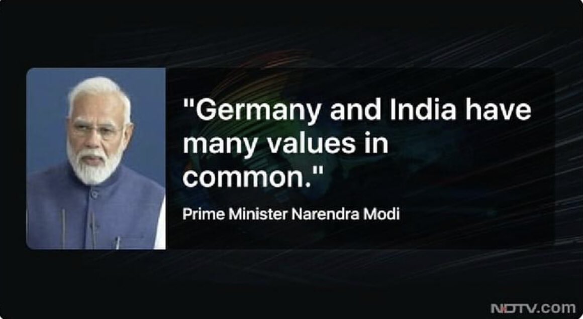 PageBlank's tweet photo. Only Nazism is common value but Germany has already left that ideology decades ago after humiliating defeat and internal chaos.
#TheBlankPageOfficial
#Hindutva #HindutvaTerror #BJPHataoDeshBachao
#ModiInBerlin #Modi_Liar_Hai https://t.co/XI5ceZja2F
