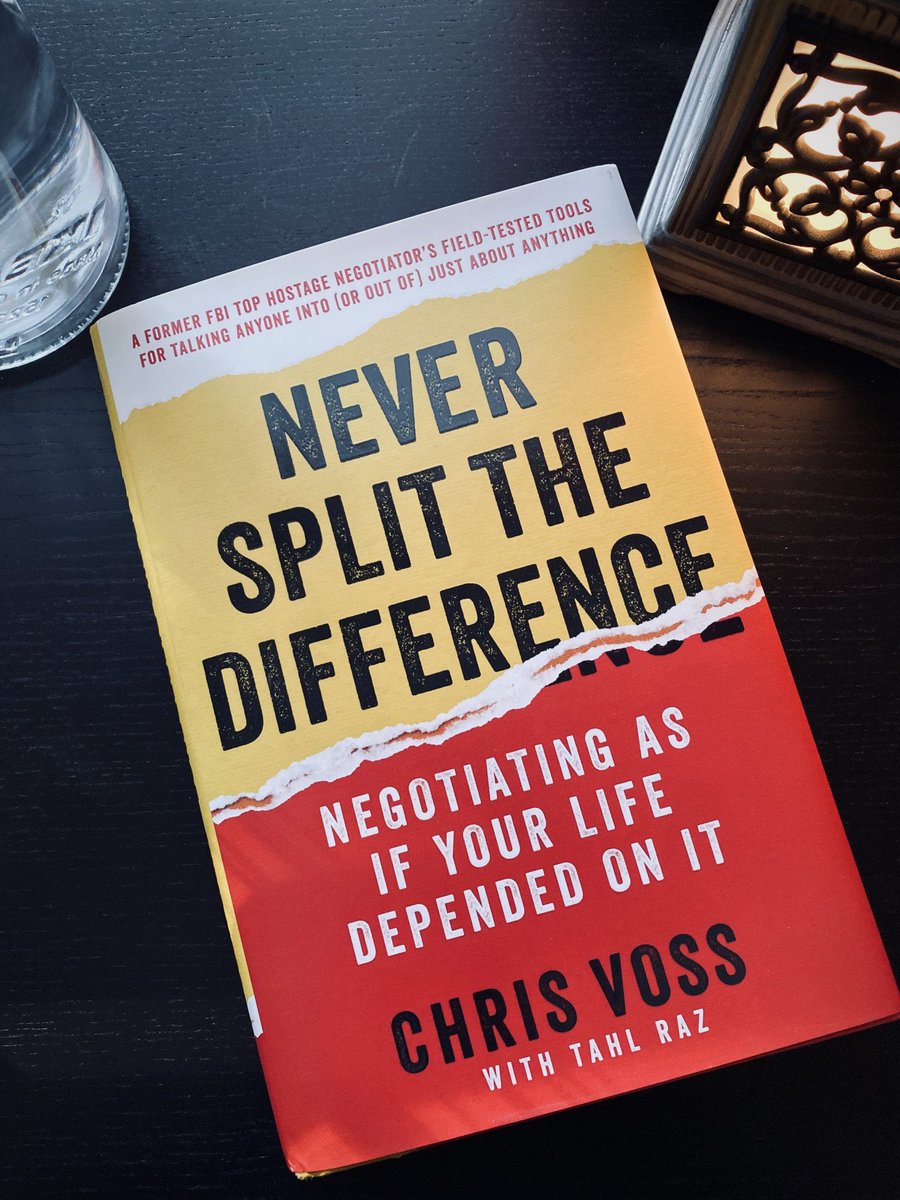 ArchiveNotes's tweet image. 8 Powerful Quotes From The Book &quot;Never Split The Difference&quot;

Thread