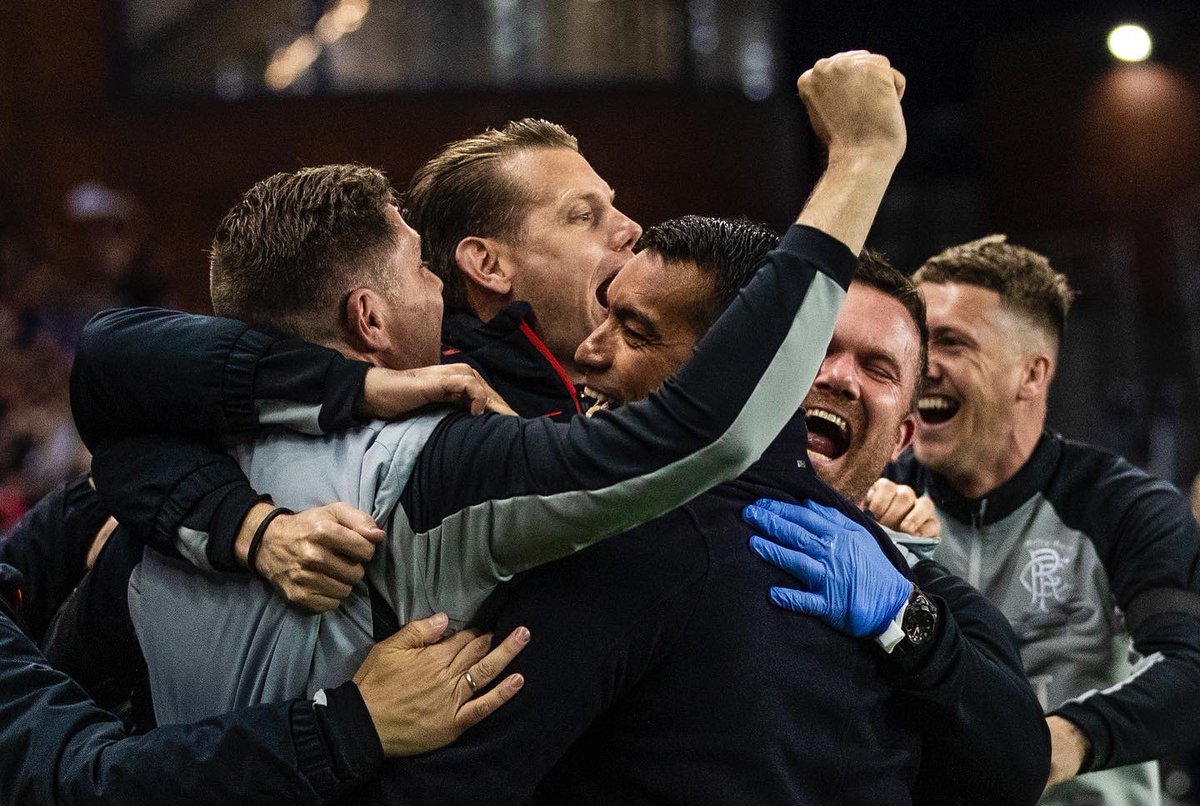 After an incredibly emotional week for our club, on behalf of my players and staff, I thank every Rangers fan for their amazing support. The atmosphere last night will live with me for the rest of my life. Next stop: Seville ✈️