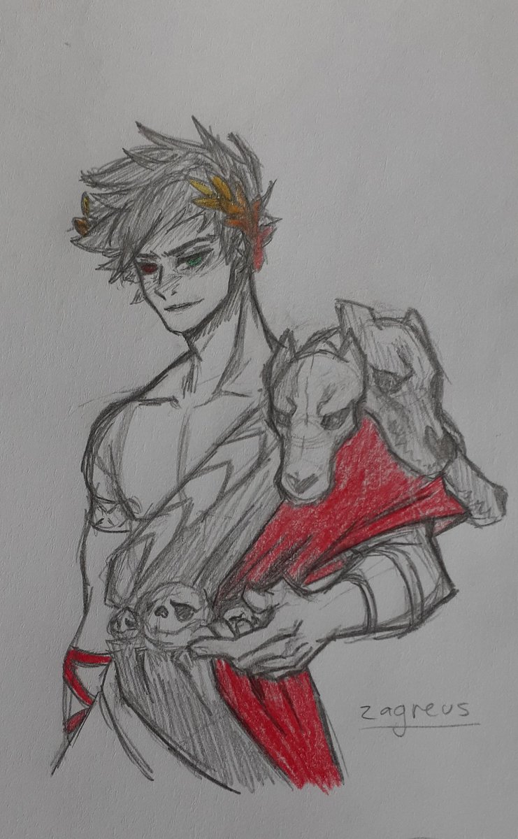 Tinywreckage's tweet photo. I know literally nothing about this game, however, t h e m
[ #HadesGame #HadesFanart #Zagreus #Thanzag ] https://t.co/V4ukAsKB3l