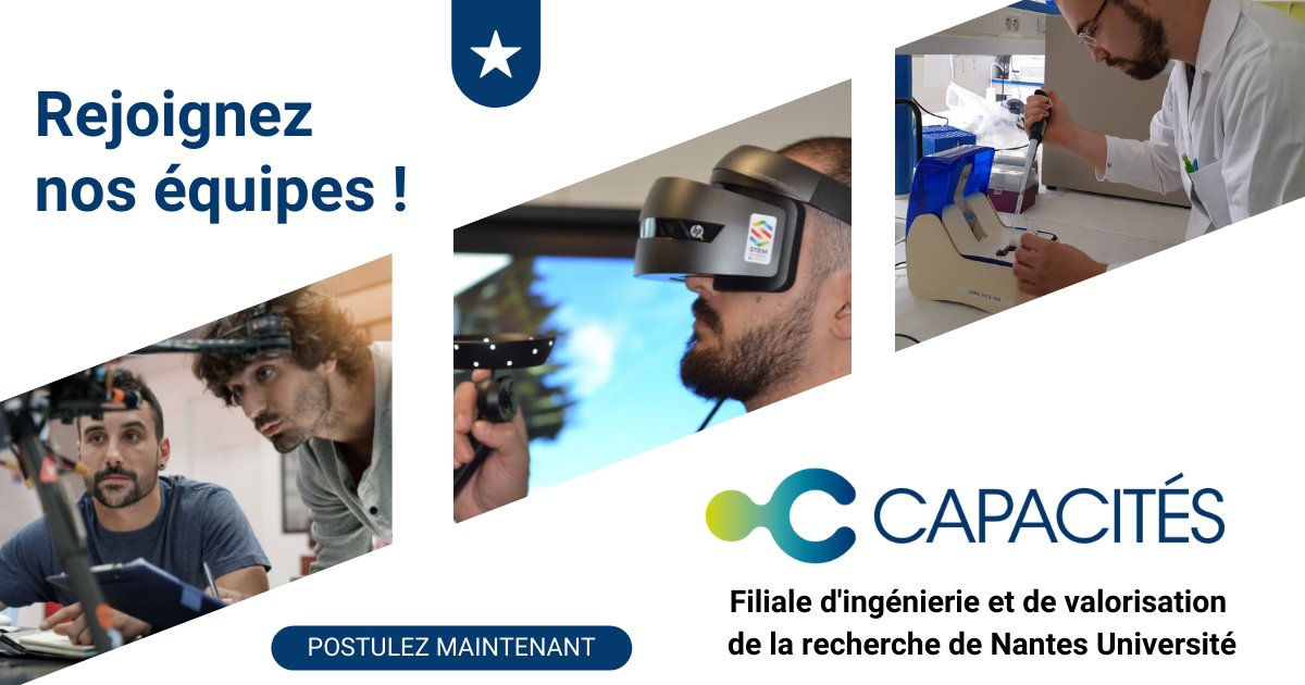 CAPACITÉS recrute 
🌟 𝗥𝗲𝘀𝗽𝗼𝗻𝘀𝗮𝗯𝗹𝗲 𝗢𝗽𝗲́𝗿𝗮𝘁𝗶𝗼𝗻𝗻𝗲𝗹 𝗜𝗔 &amp; 𝗗𝗮𝘁𝗮𝘀𝗰𝗶𝗲𝗻𝗰𝗲🌟 
lnkd.in/eBNF7EhK 
🌠𝗜𝗻𝗴𝗲́𝗻𝗶𝗲𝘂𝗿 𝗶𝗻𝗳𝗼𝗿𝗺𝗮𝘁𝗶𝗾𝘂𝗲 𝗙𝘂𝗹𝗹𝗦𝘁𝗮𝗰𝗸 🌠
lnkd.in/eJ4ikdYd
Rejoignez nos équipes!