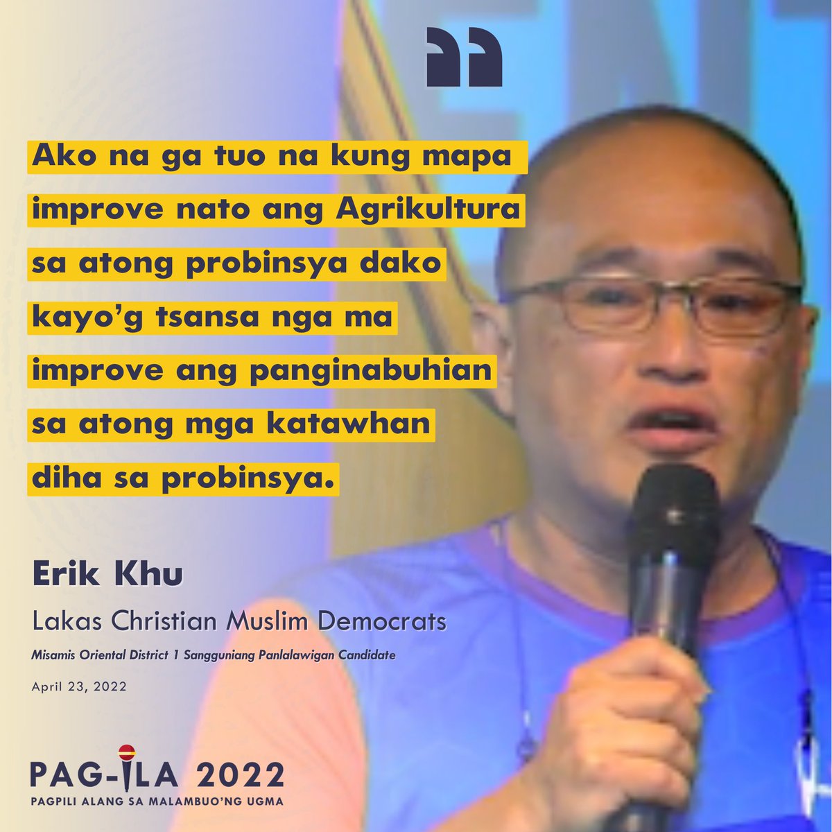 PagIla2022's tweet photo. Mga Higala, let us use this time to discern on our choices and choose the best candidate for our locality.

Let us make the right choice and let us not waste our vote. Kitakits sa May 9 Halalan 2022! 🎤💙

#Pagila2022
#XavierAteneo
#MakeItHappen
#XUElectoralParticipation2022 https://t.co/FL6y8cZ9fY