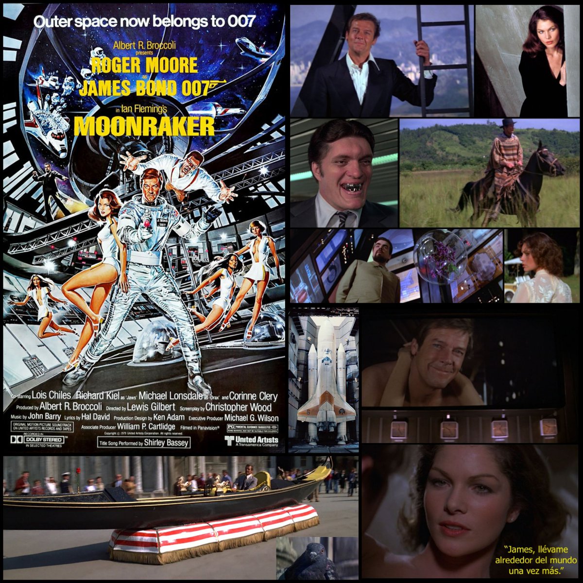 alsestayo's tweet photo. Así es como deben terminar las pelis Bond: Por todo lo alto. Y más alto que en #Moonraker, imposible.
Disfrutadla y permitidme ofreceros un canapé de pepino mientras tanto.
#ParImpar @confecinepata @danipr77 @esRadio @PodcastEnLd
#Rogertainment #RogerRules #MoreMoore https://t.co/XvwXCy7J9E