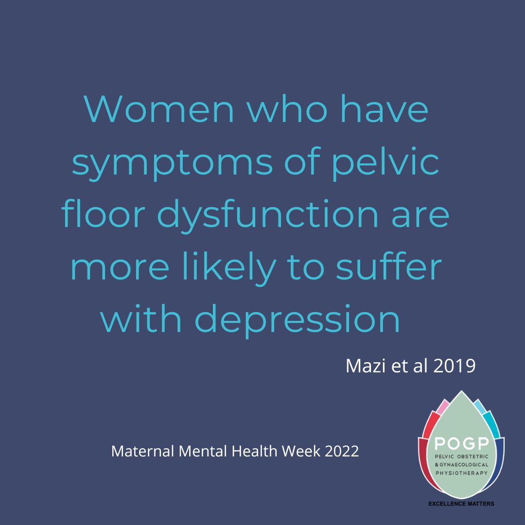 ThePOGP's tweet photo. Pelvic floor symptoms can have a huge impact on women and men mentally and emotionally. This maternal mental health week we want to shine a light on why it is so important we keep raising awareness about pelvic health &amp; sharing resources. https://t.co/eq8j2ZiaFh