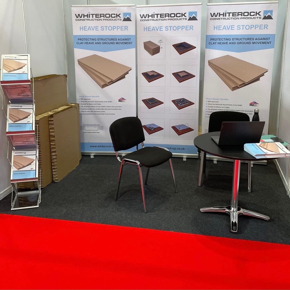 euroacc's tweet photo. Another busy day ahead for the Whiterock Construction team who have been introducing Heavestopper to attendees at The UK Concrete show!
Come say hi, we are on stand 120!

#ecofriendlyproduct #recycled #heavestopper #BBAapproved   #concreteshow #UKCS2022  #whiterockconstruction https://t.co/lD832p3M7s