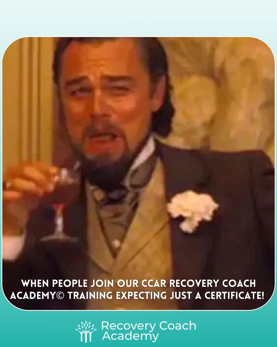 Training_RCA's tweet photo. 4/4 We sent out sent our monthly newsletter to our CCAR© #RecoveryCoachCommunity with over 14 free trainings, events &amp; activities this month, &amp; completed CCAR© Spirituality for Recovery Coaches! 

And they thought they were just getting a certificate🤣 https://t.co/1H5xeafXZA